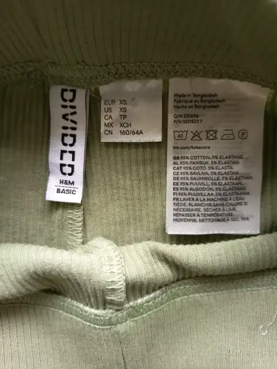Shorts de algodón verde H&M Divided - miniatura 2