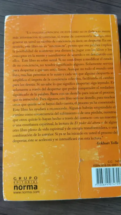 Libro 'Una Nueva Tierra' de Eckhart Tolle - miniatura 2