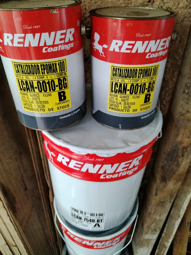 2 kit de Pintura Epóxica Gris Renner - 3