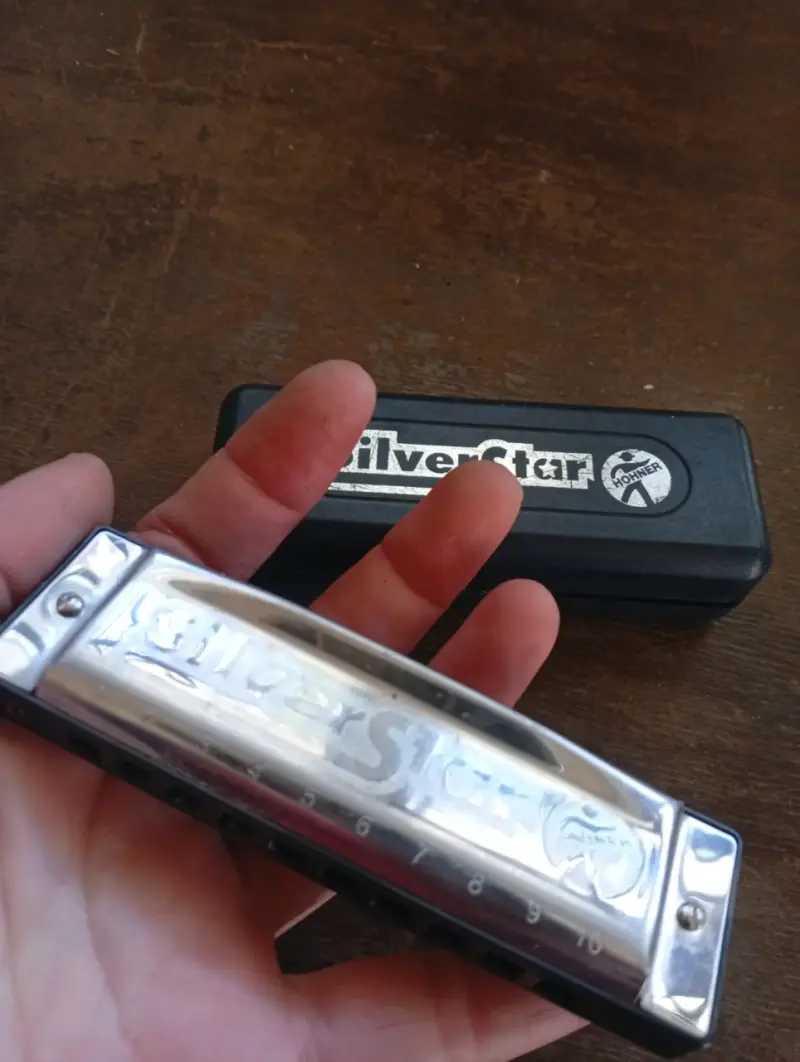 Armónica Hohner Silver Star con estuche - 2