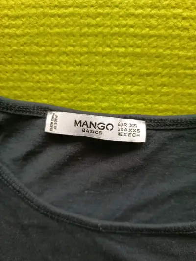 Polera Negra Mango Básica para Mujer - miniatura 2