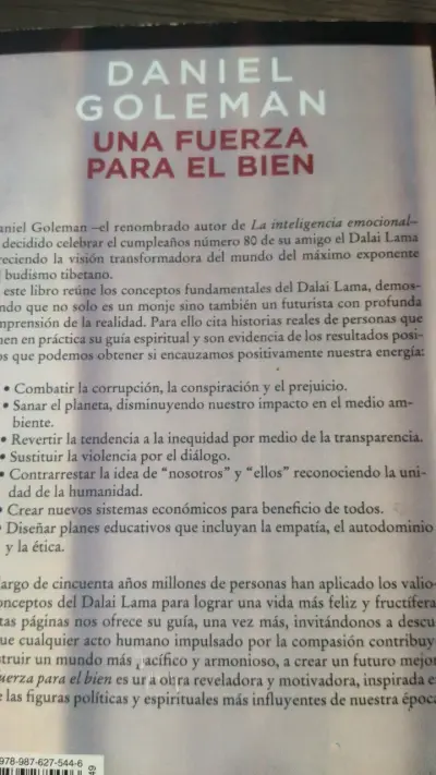 Libro 'Una Fuerza Para El Bien' de Daniel Goleman - miniatura 2
