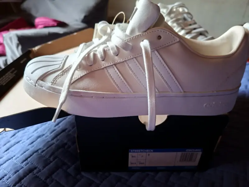 Zapatillas Adidas Streetcheck blancas para mujer - 5