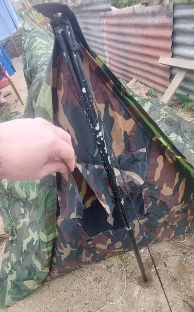Carpa de camuflaje para camping USA - miniatura 4