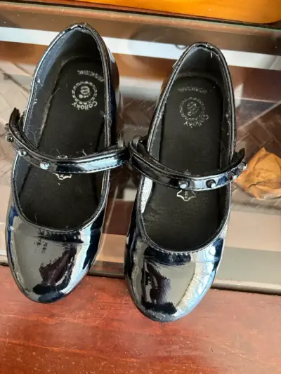 Zapatos de charol negros para niña Colloky - miniatura 2