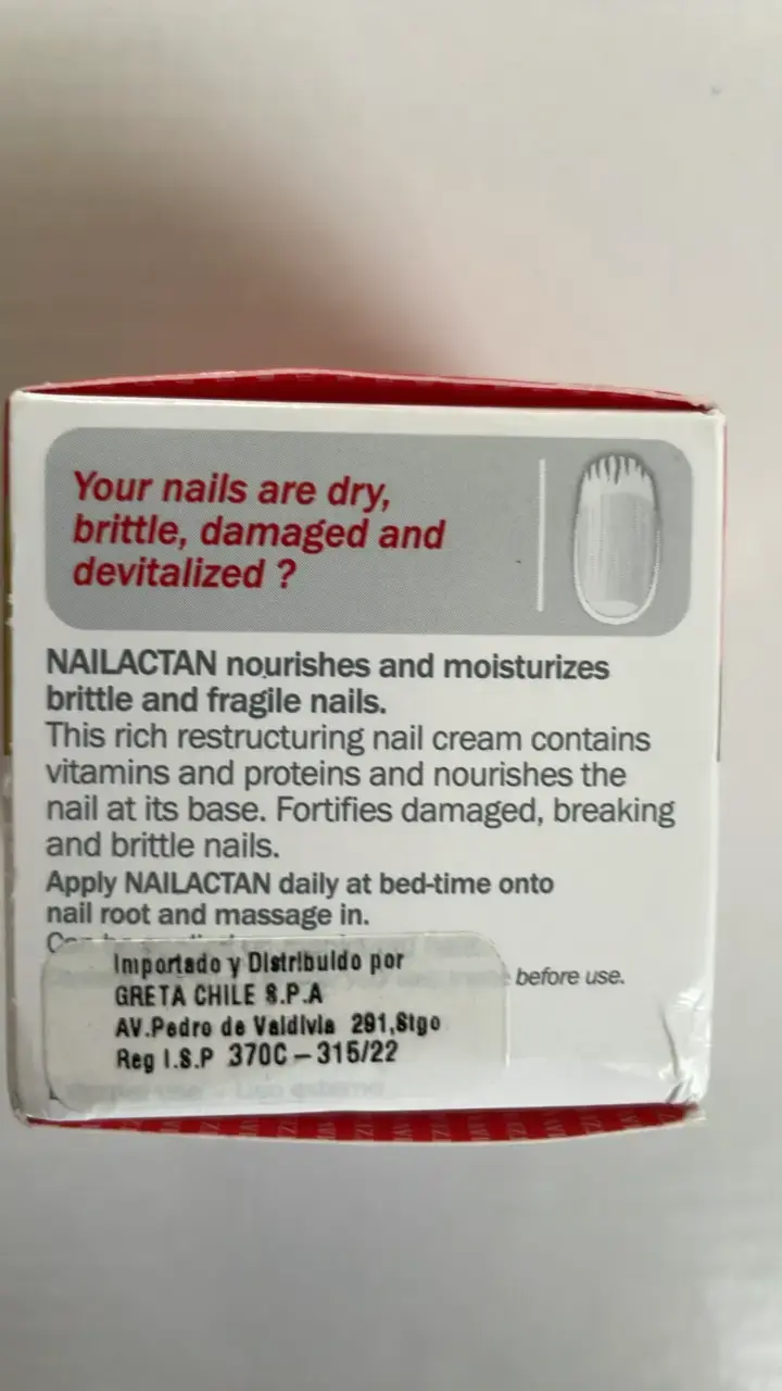 Crema Nutritiva para Uñas Dañadas Mavala Nailactan - 2