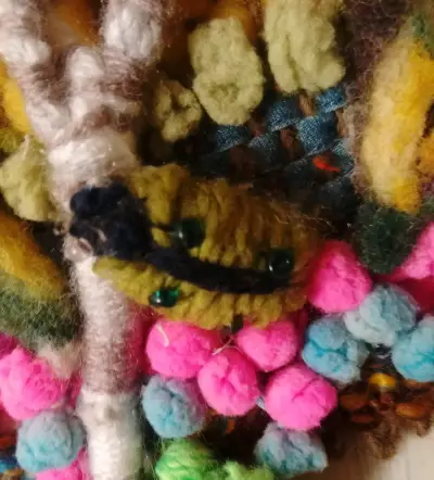 Tapiz decorativo artesanal Arbol - miniatura 4