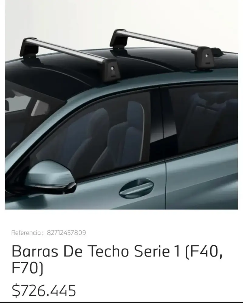 Barras de techo para BMW Serie 1