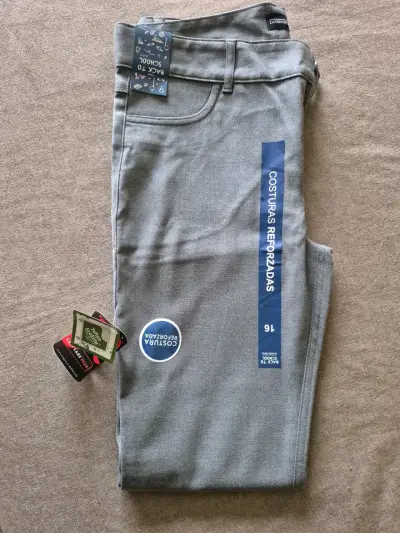 Pantalon gris para colegio t16 - miniatura 2