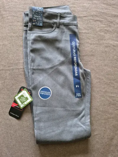 Pantalon gris colegio talla 14 - miniatura 2