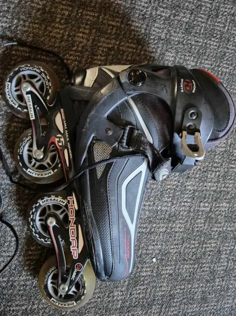 Patines en línea Hondar negros con ruedas de 90mm - 6