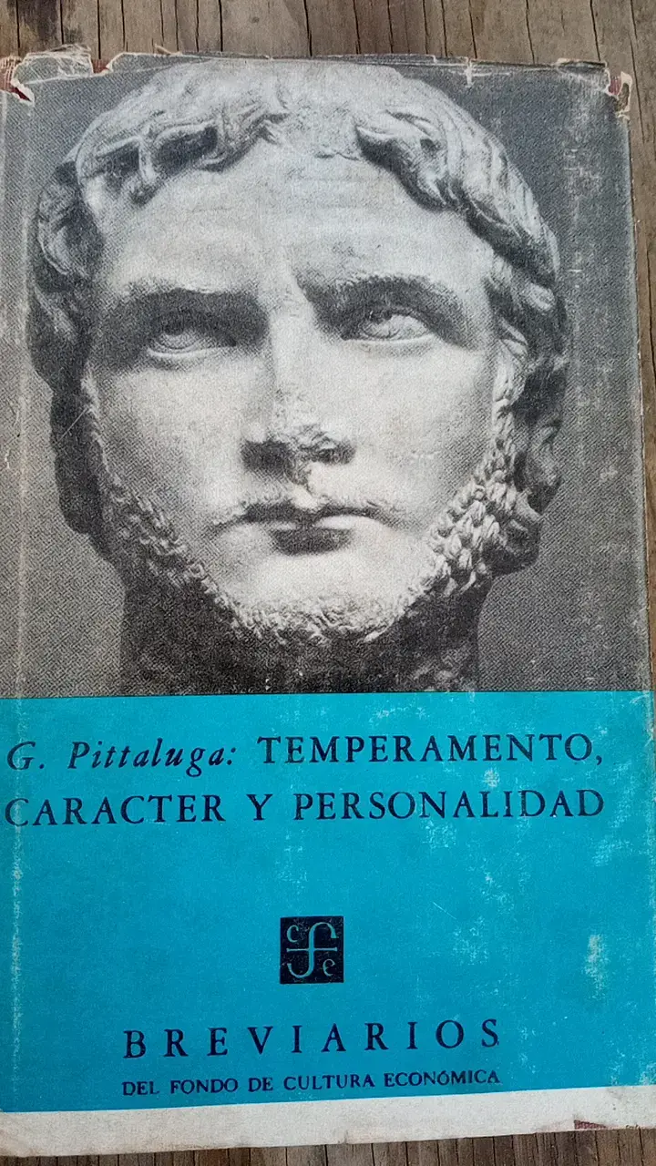 Libro Temperamento, Carácter y Personalidad de G. Pittaluga