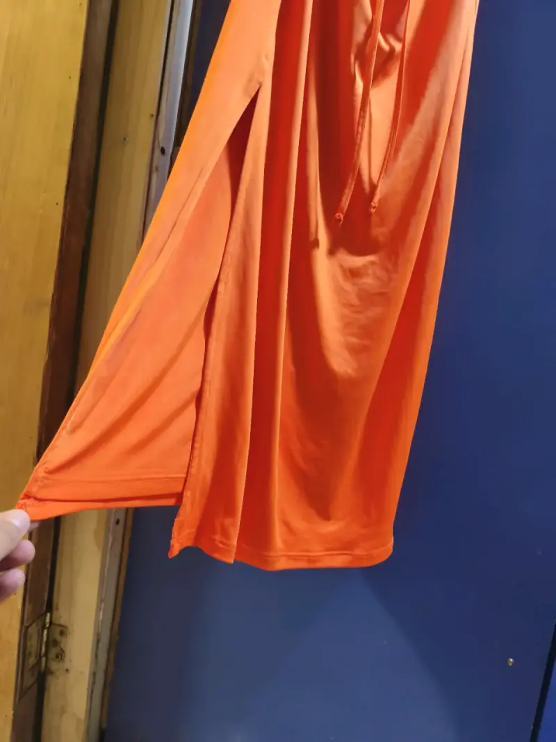 Vestido naranja Tally Weijl con aberturas laterales - 2