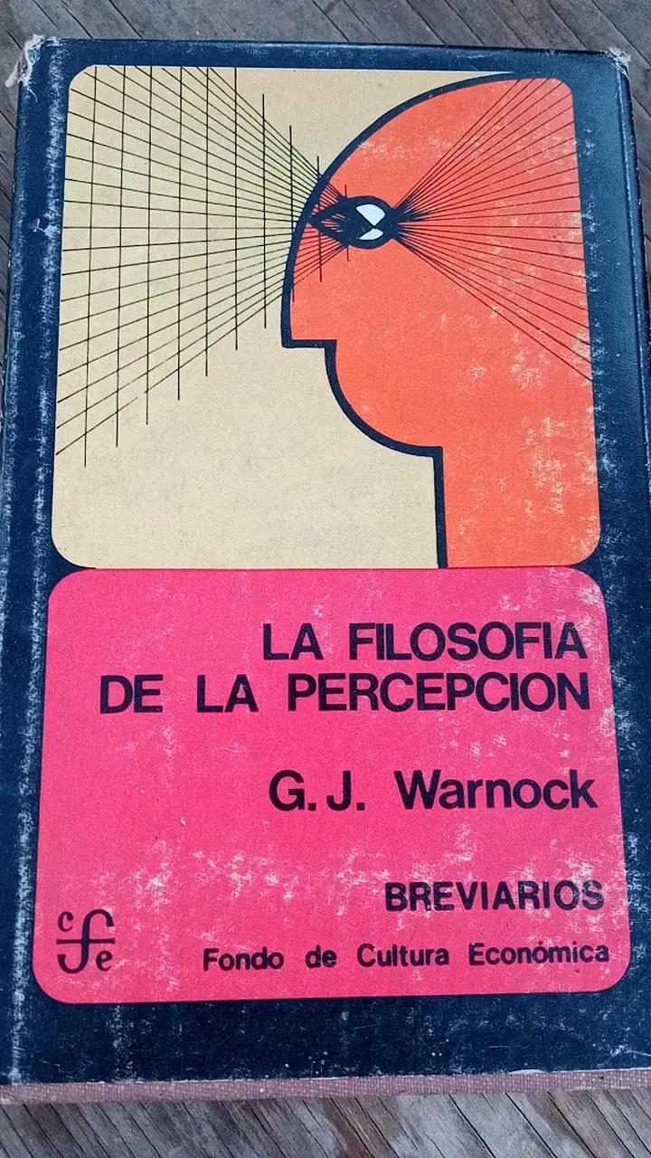 Libro 'La Filosofía de la Percepción' de G.J. Warnock