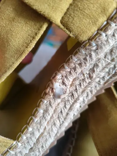 Sandalias amarillas de plataforma Prüne - miniatura 6