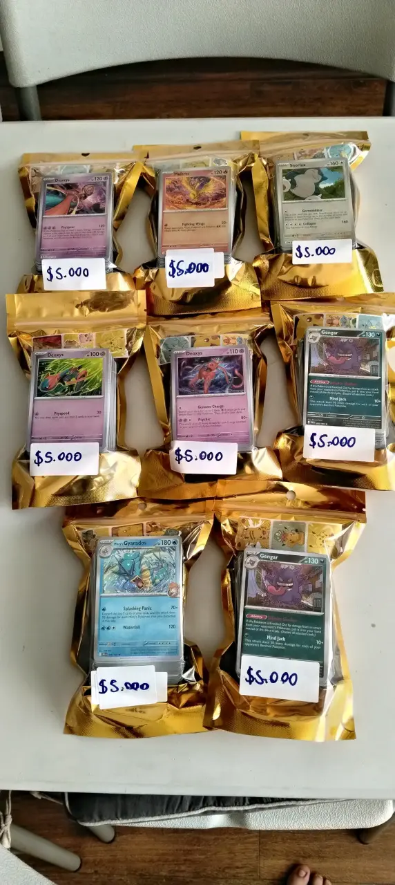 Lote de 100 cartas pokemon - 1