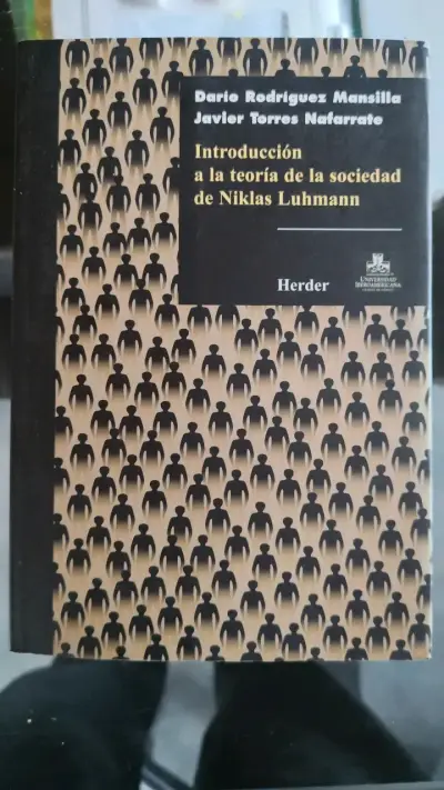 Libro Introducción a la Teoría de la Sociedad de Niklas Luhmann - miniatura 1