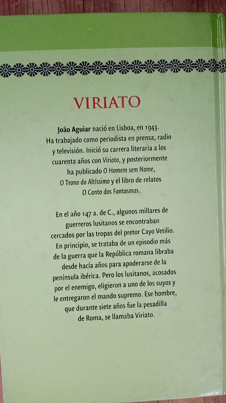 Libro 'Viriato: Iberia Contra Roma' de João Aguiar - 2