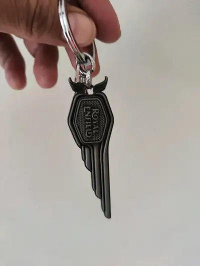 Llavero metálico Royal Enfield para motociclistas - miniatura 2