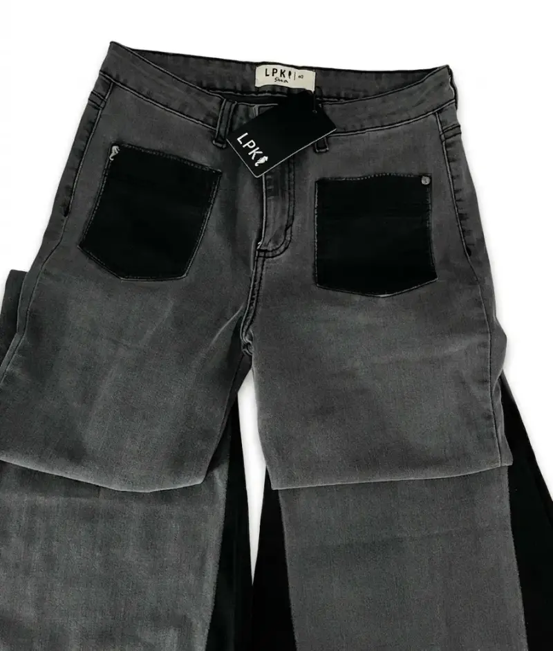 Jeans Flare Tiro Medio LPK