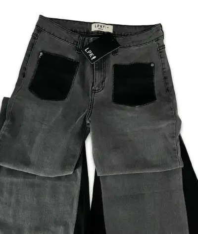 Jeans Flare Tiro Medio LPK - miniatura 1
