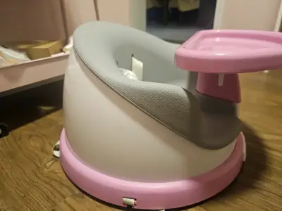 Silla de bebé Infanti con bandeja rosa - miniatura 1