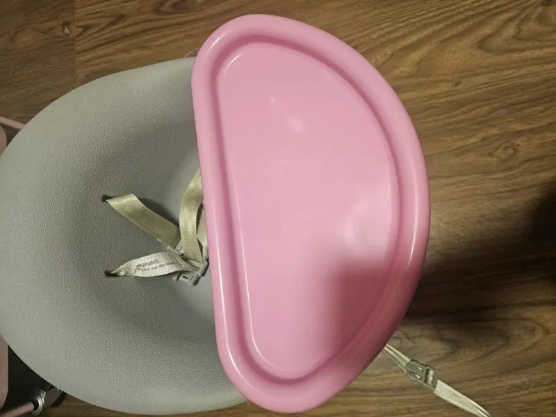 Silla de bebé Infanti con bandeja rosa - 3