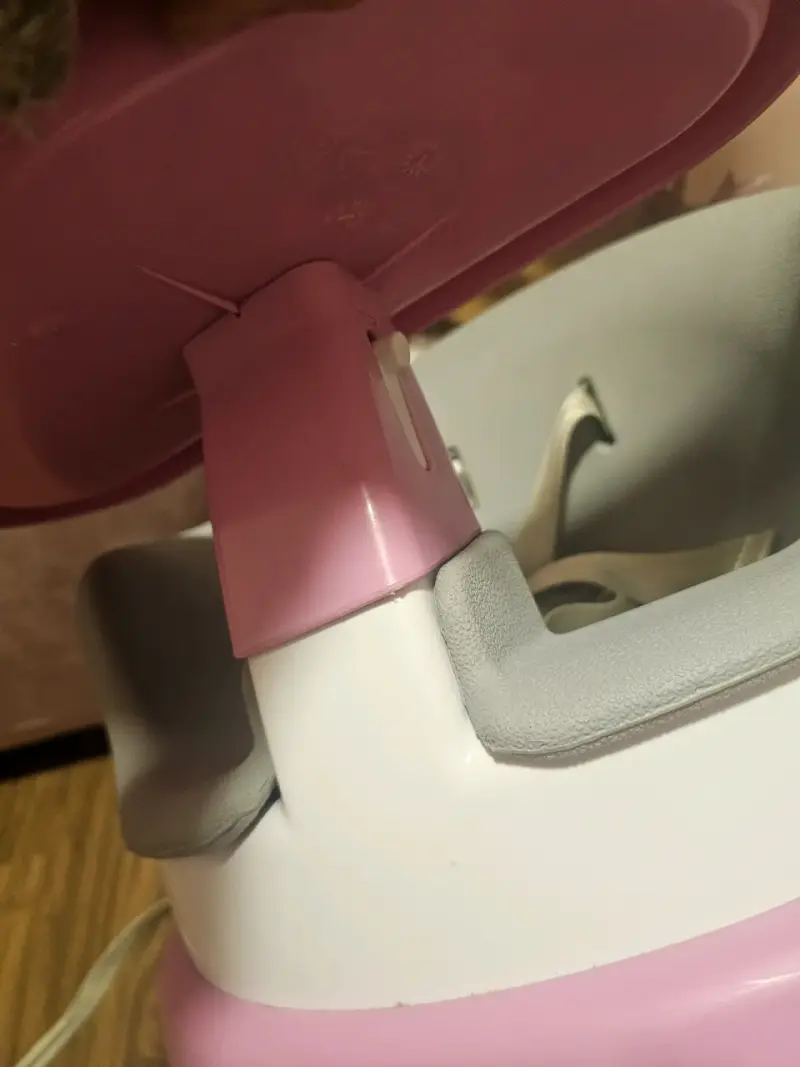 Silla de bebé Infanti con bandeja rosa - 4