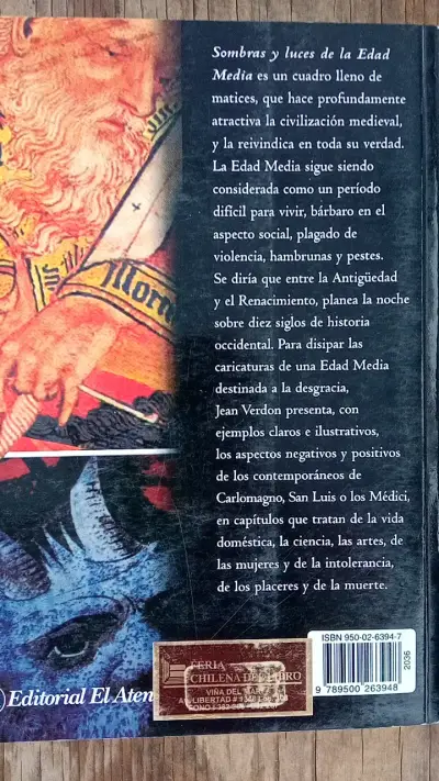 Libro Sombras y Luces de la Edad Media de Jean Verdon - miniatura 2