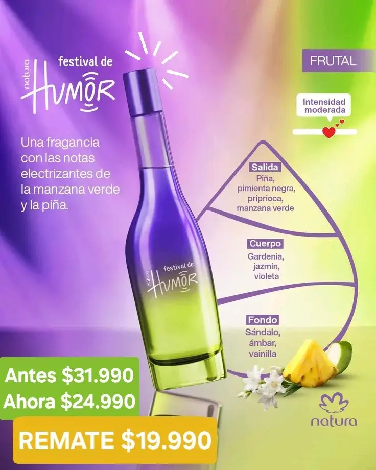 Perfume Natura Humor Festival Frutal 75ml