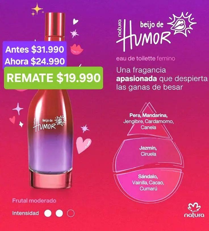 Perfume Natura Beijo de Humor Eau de Toilette
