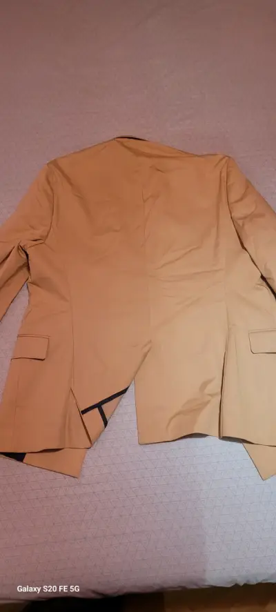 Blazer beige para hombre Zara Man - miniatura 2