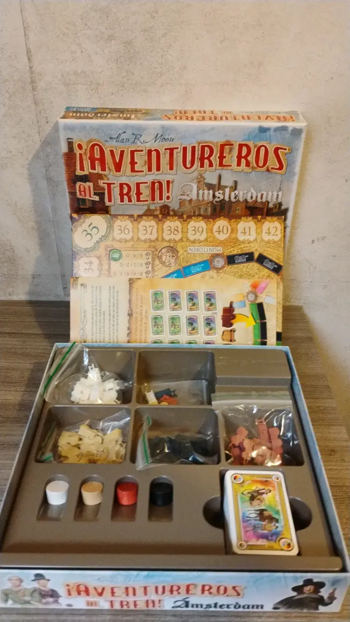 Juego de mesa Aventureros al Tren Amsterdam