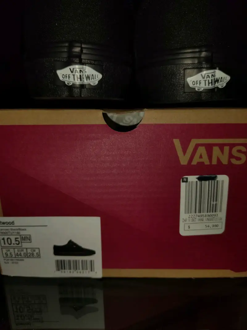 Zapatillas negras Vans casuales N44 - 2