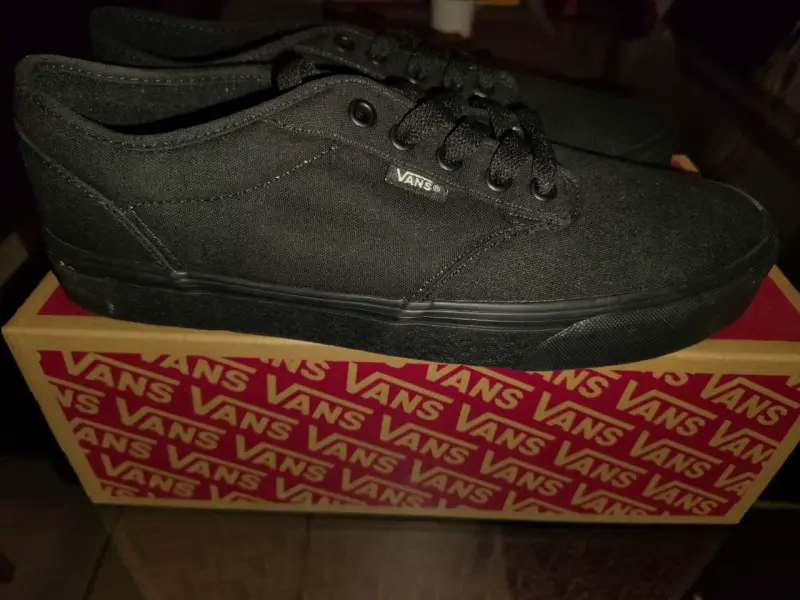 Zapatillas negras Vans casuales N44 - 3