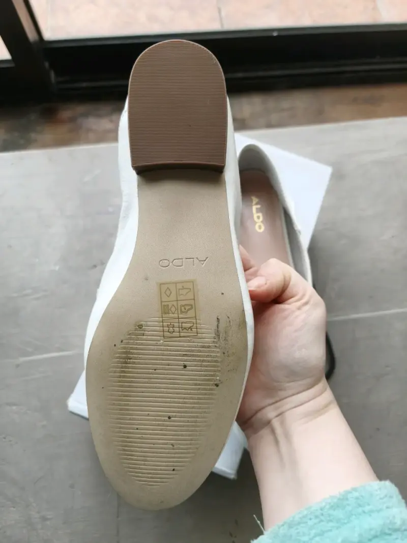 Mocasines blancos con cadena dorada Aldo - 3
