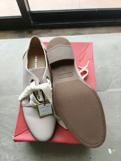 Zapatos de cuero taupe Bruno Rossi con lazo - miniatura 3
