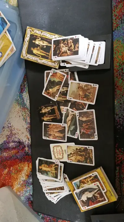 Baraja de cartas de arte clásico.  Dos mazos. - miniatura 3