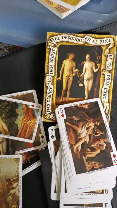 Baraja de cartas de arte clásico.  Dos mazos. - miniatura 4