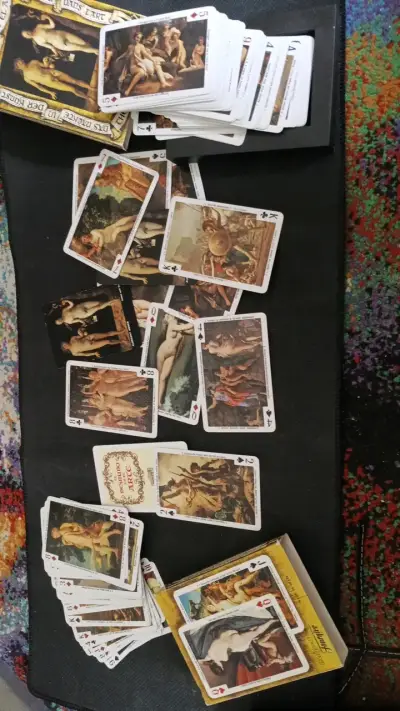 Baraja de cartas de arte clásico.  Dos mazos. - miniatura 6
