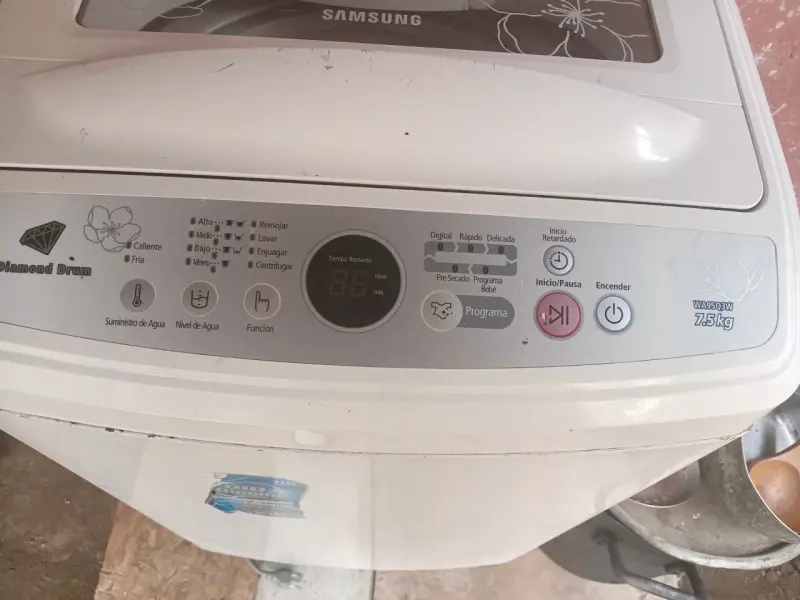 Lavadora Samsung 7.5 kg con Diamond Drum - 4