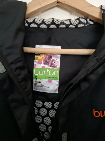 Chaqueta Burton negra con capucha para mujer - miniatura 2