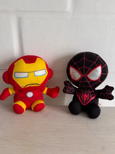 Peluches Marvel Iron Man y Spider-Man Ty - miniatura 1