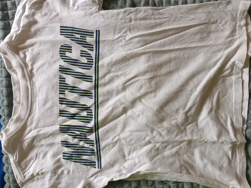 Polera Nautica blanca con logo T8 - 1