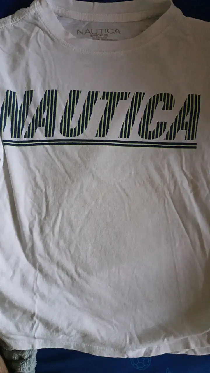 Polera Nautica blanca con logo T8 - 2