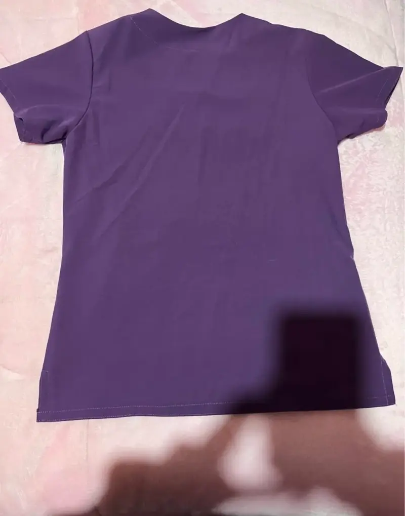 Conjunto traje clínico morado y negro talla XS - 2