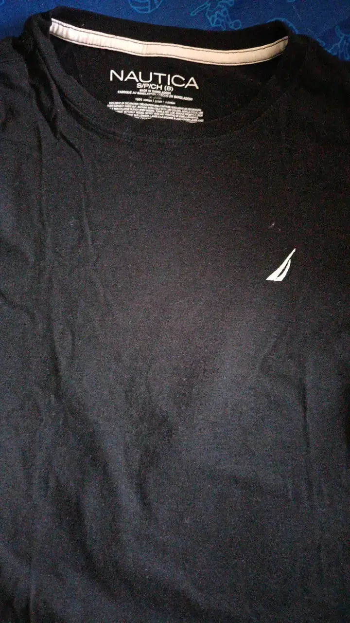 Polera Negra Nautica niño T8 - 1