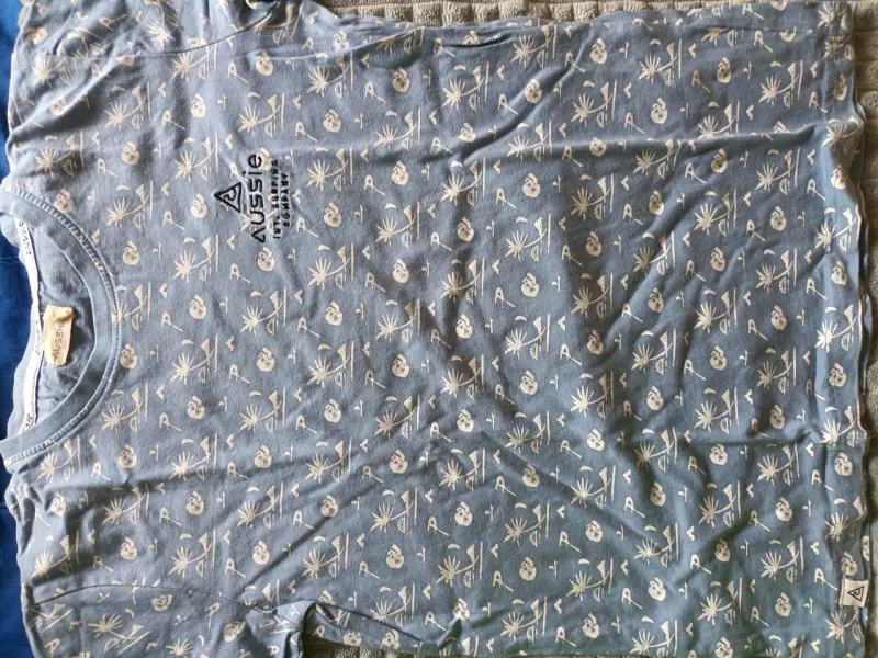 Polera estampada azul Aussie T10 - 1