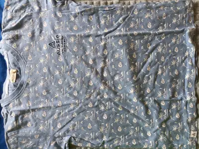 Polera estampada azul Aussie T10 - miniatura 1