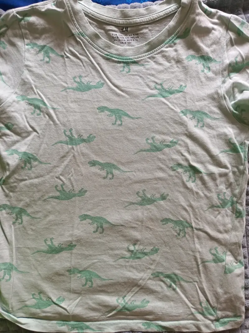 Polera infantil estampado dinosaurios H&M T8 - 1